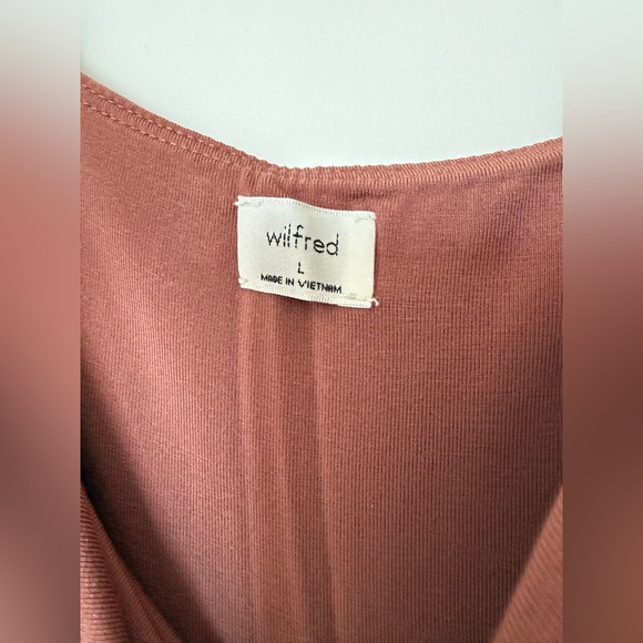 Wilfred Rose-Brown Wide-Leg Sleeveless Jumpsuit - Picture 3 of 3